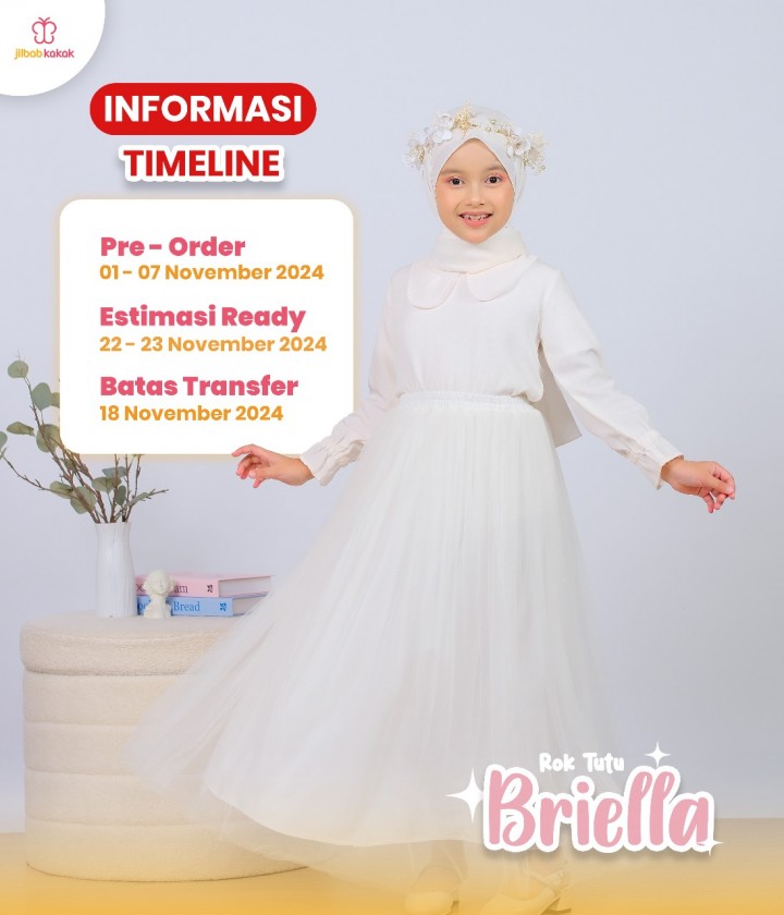 PO ROK TUTU BRIELLA BY JILBAB KAKAK