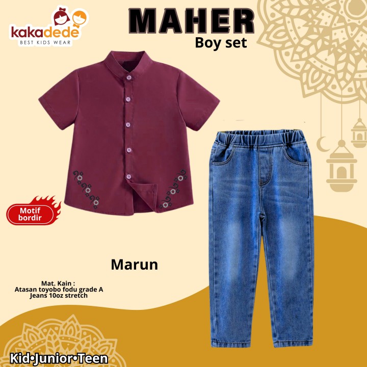 PO MAHER (JUN) BOY SET BY KAKADEDE