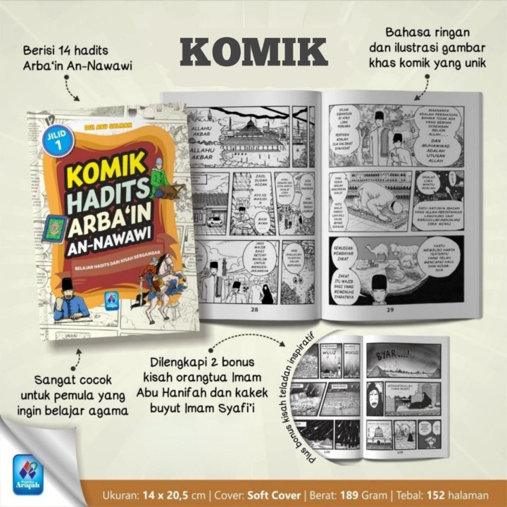 PO KOMIK HADITS ARBAIN AN-NAWAWI JILID 1