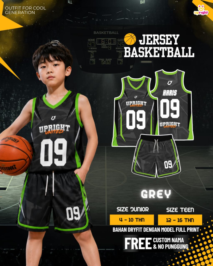 PO JERSEY BASKETBALL CUSTOM NAMA & NOMOR PUNGGUNG BY UPRIGHT