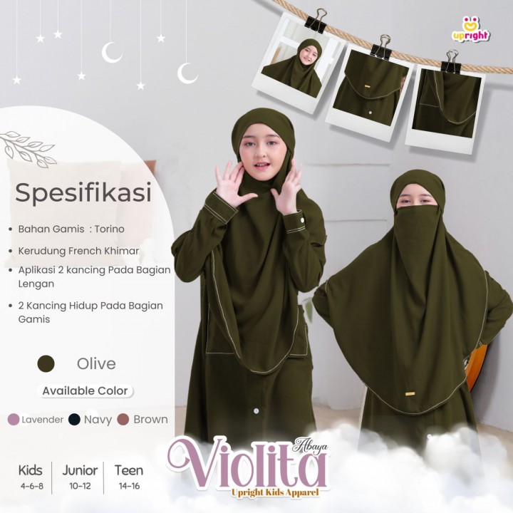 PO ABAYA VIOLITA BY UPRIGHT KIDS APPAREL