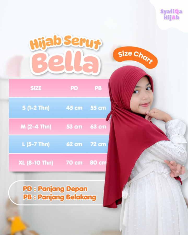 PO BELLA HIJAB SERUT BY SYAFIQA