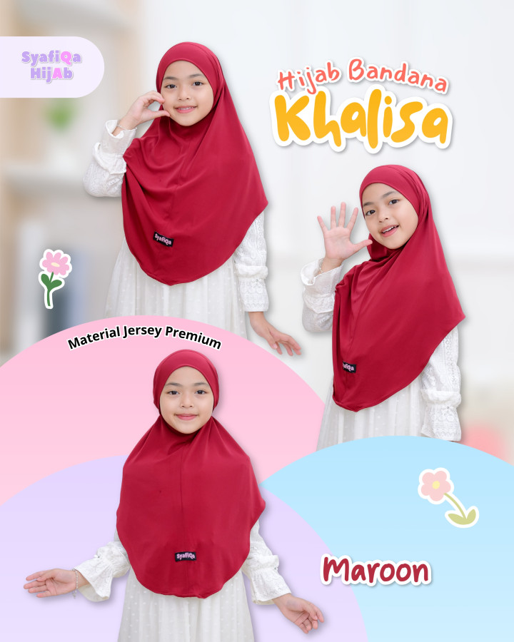 FAST PO KHALISA HIJAB BANDANA BY SYAFIQA
