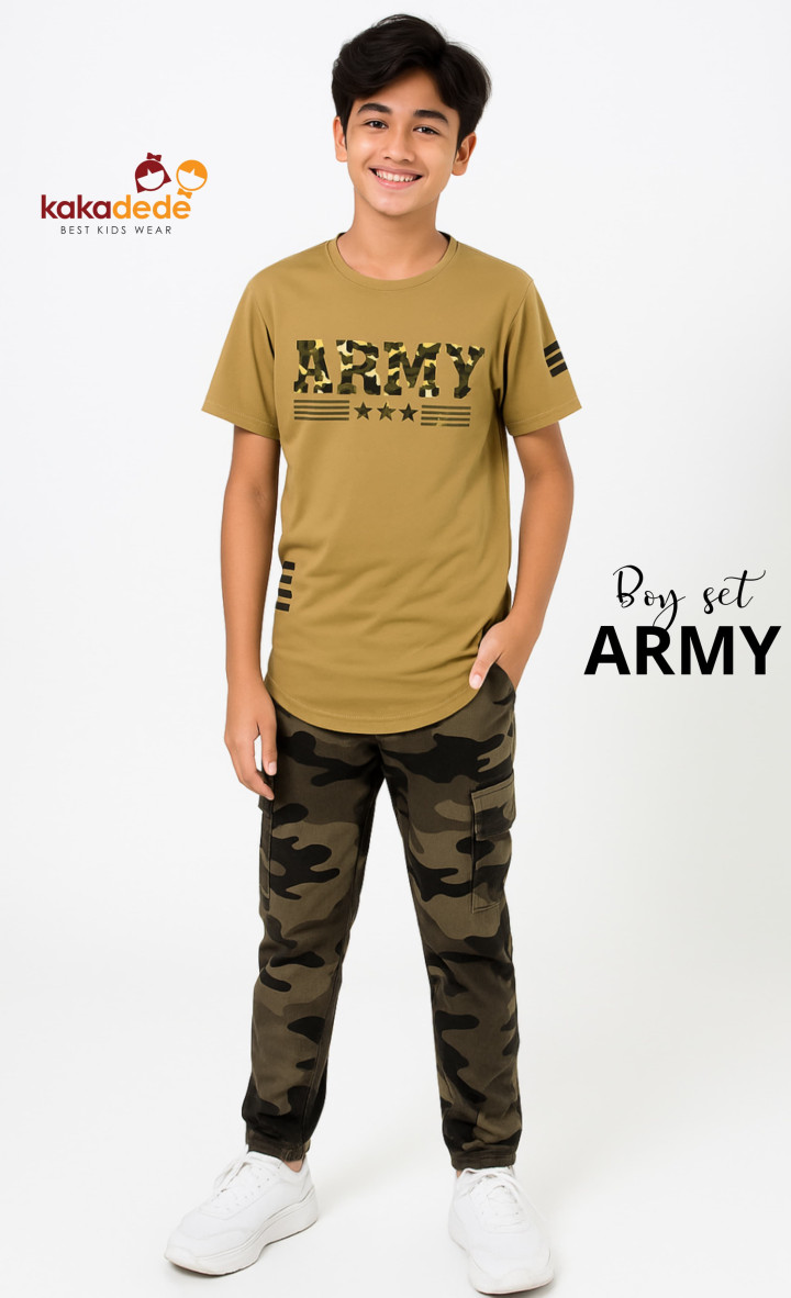 PO BOY SET ARMY (KIDS) BY KAKADEDE