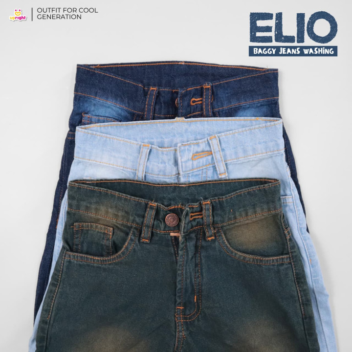 PO ELIO BAGGY JEANS WASHING BY UPRIGHT