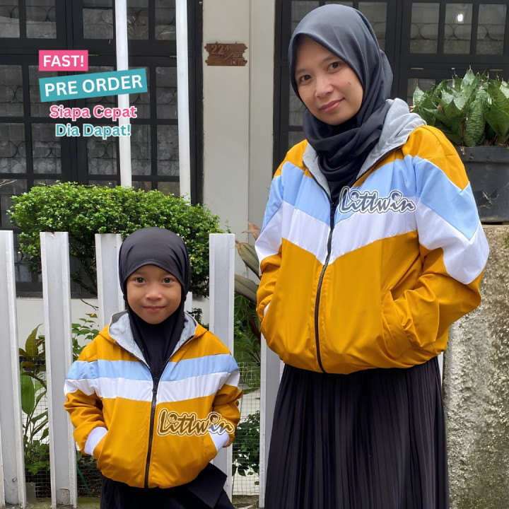 FAST PO TRI TONE JAKET BOMBER KOMBINASI WARNA