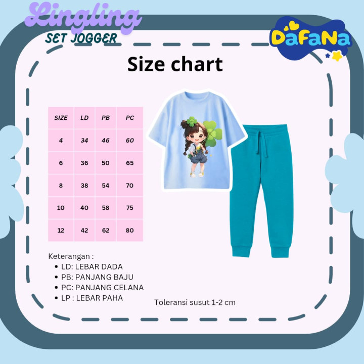 PO LINGLING SET JOGGER BY DAFANA