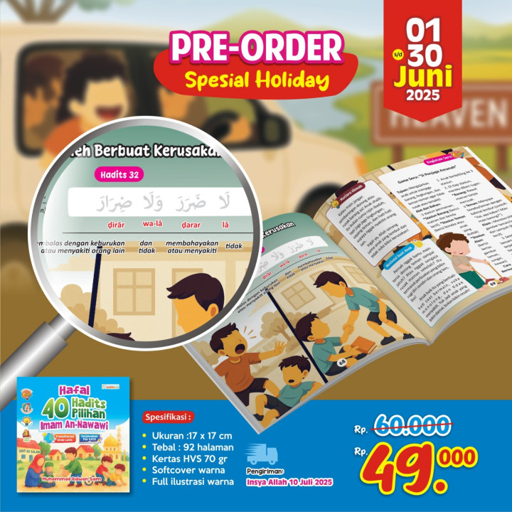 PO BUKU HAFAL 40 HADIST PILIHAN IMAM AN-NAWAWI