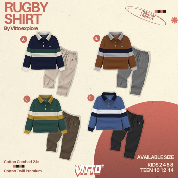 PO ONE SET RUGBY SHIRT BY VITTO