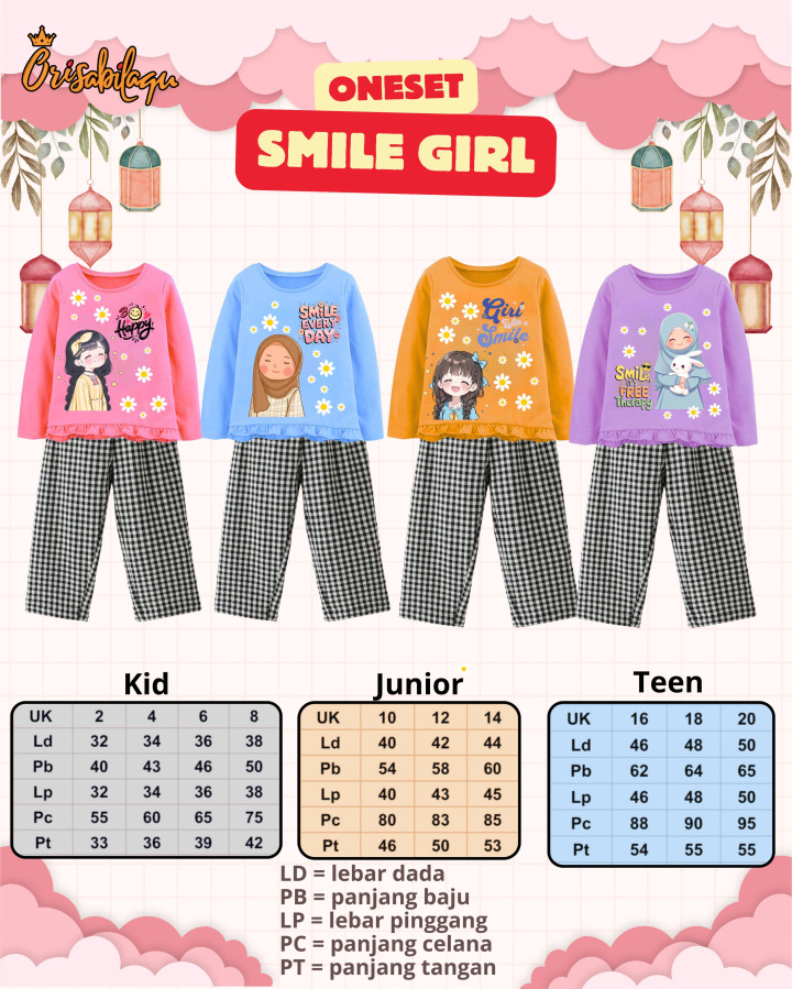 PO ONESET SMILE GIRL (TEEN) BY ORISABILAQU