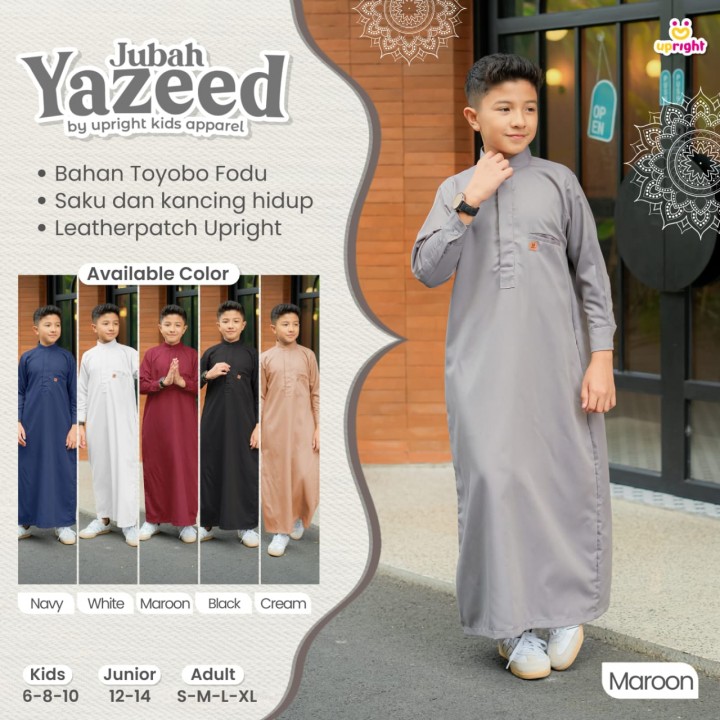 PO JUBAH YAZEED KIDS JUN BY UPRIGHT KIDS APPAREL