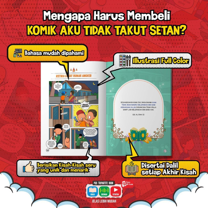 PO KOMIK “AKU TIDAK TAKUT SETAN