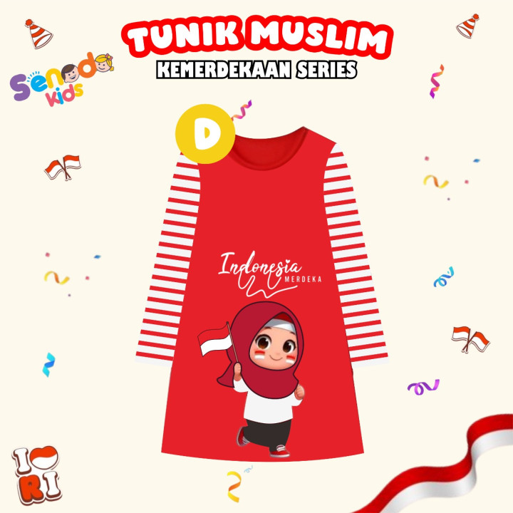 PO TUNIK MUSLIM KEMERDEKAAN SERIES BY SENADA KIDS