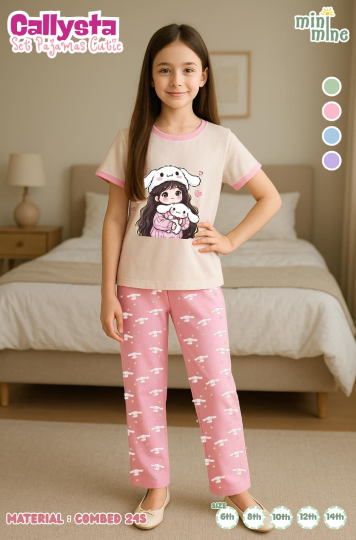 CALLYSTA SET PAJAMAS CUTIE BY MINI MINE