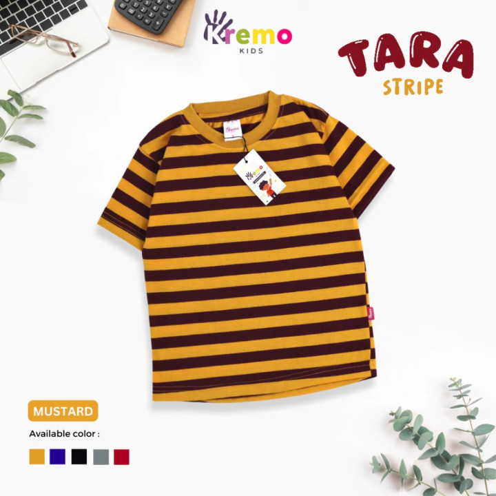 FAST PO TARA STRIPE T-SHIRT