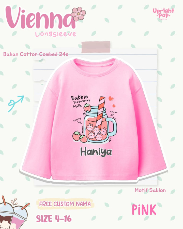 PO VIENNA LONGSLEEVE FREE CUSTOM NAME B2 BY UPRIGHT POP UP 