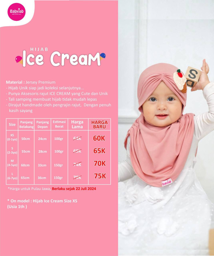 PO HIIJAB ICE CREAM BY BABYJAB 2025