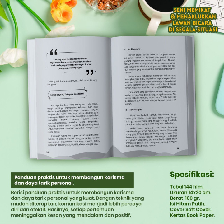 PO BUKU SENI MEMIKAT & MENAKLUKKAN LAWAN BICARA DI SEGALA SITUASI BY RANAH