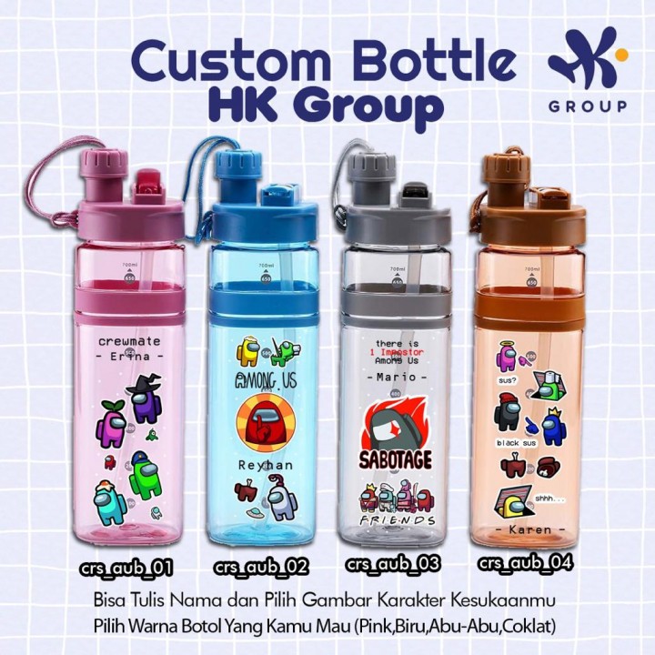 CUSTOM BOTTLE MINUM 2IN1 PACKING PLASTIK BATCH 2