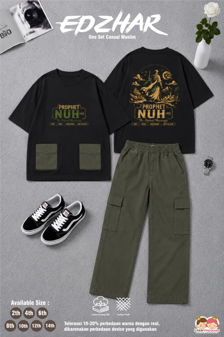 PO ONE SET EDZHAR BY LITTLE KING QUEEN