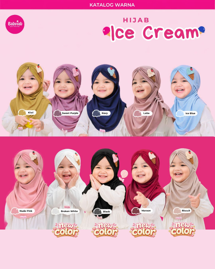 PO  HIJAB ICE CREAM BY BABYJAB