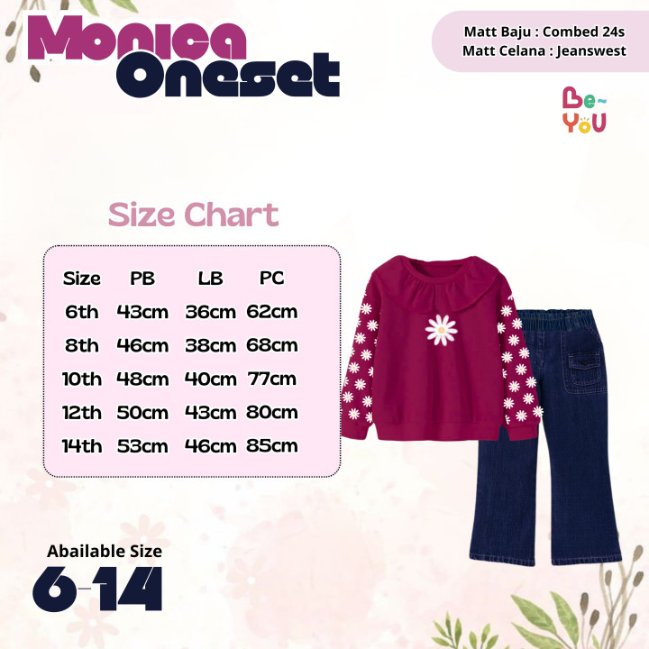 PO MONICA ONESET BY BE YOU