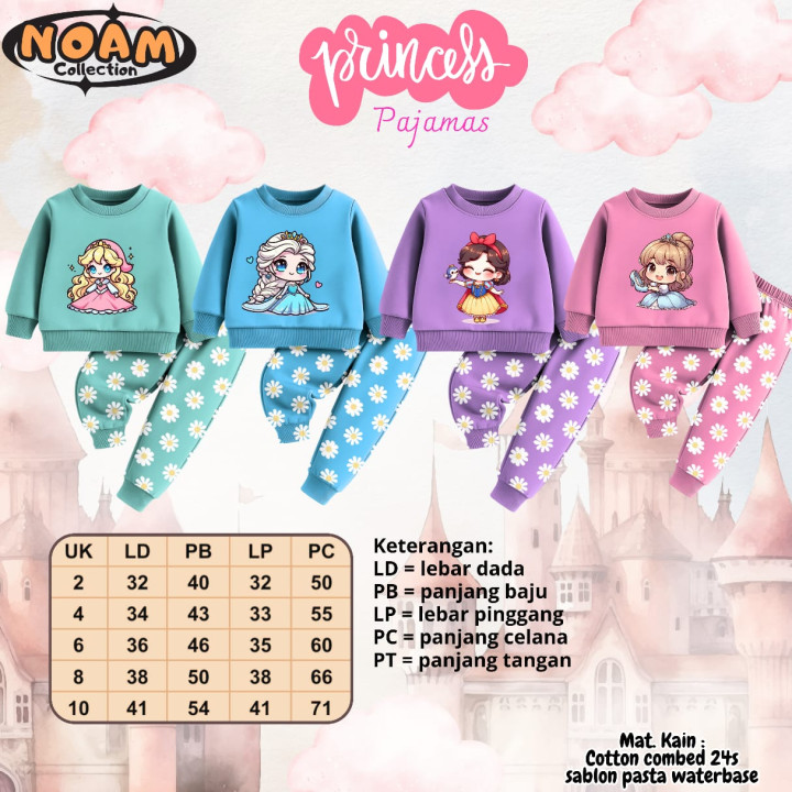 PO PRINCESS PAJAMAS BY NOAM