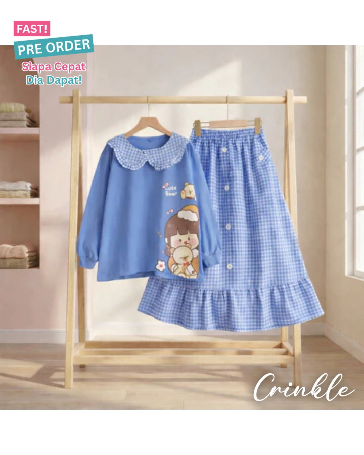 FAST PO CUTE BEAR SETELAN ANAK PEREMPUAN