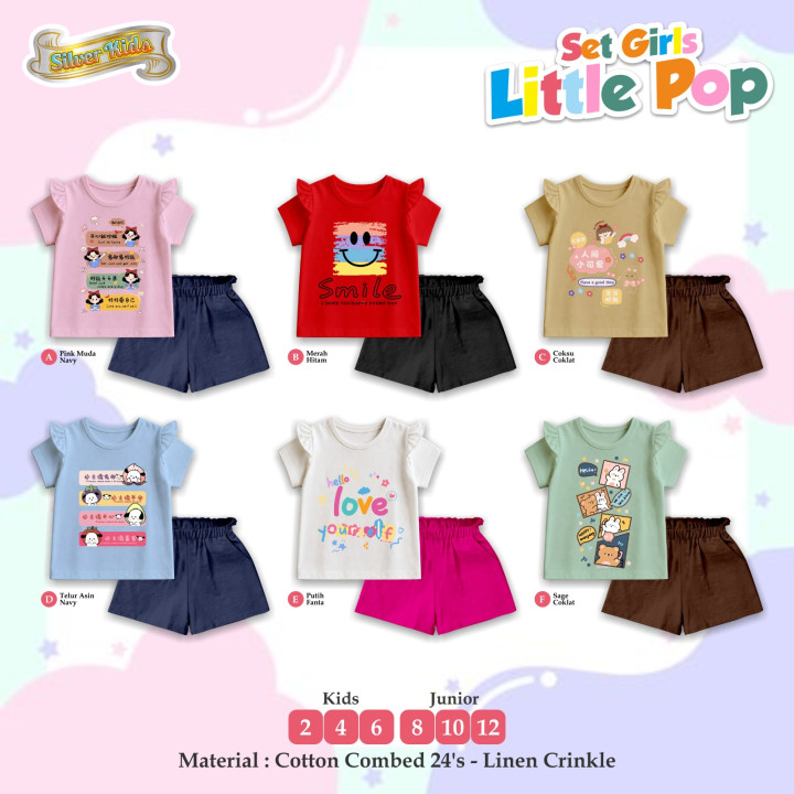 PO SET LITTLE POP BY SILVER KIDS