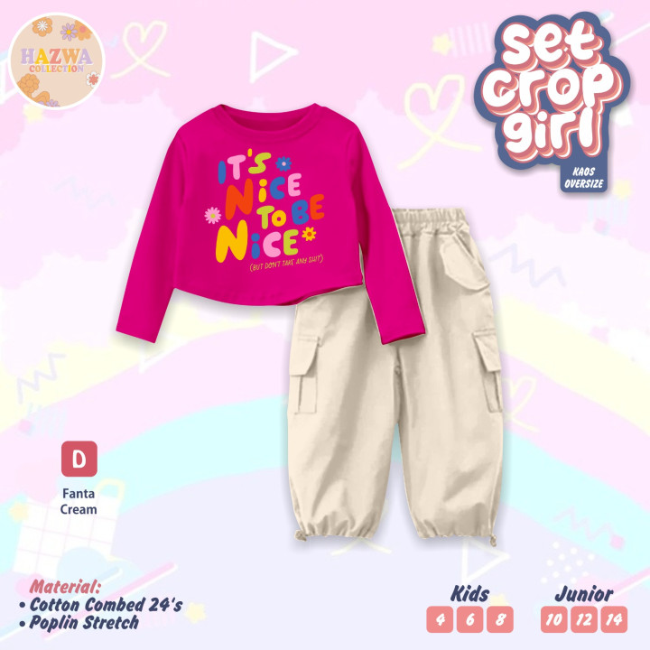 PO SET CROP GIRL BY HAZWA