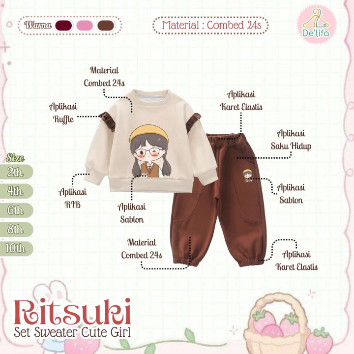 PO RITSUKI SET SWEATER BY DELIFA