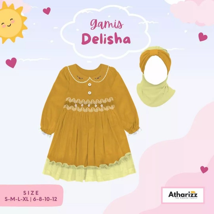 GAMIS DELISHA BY ATHARIZZ