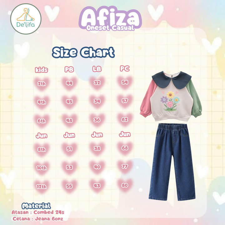 PO AFIZA ONESET CASUAL BY DELIFA