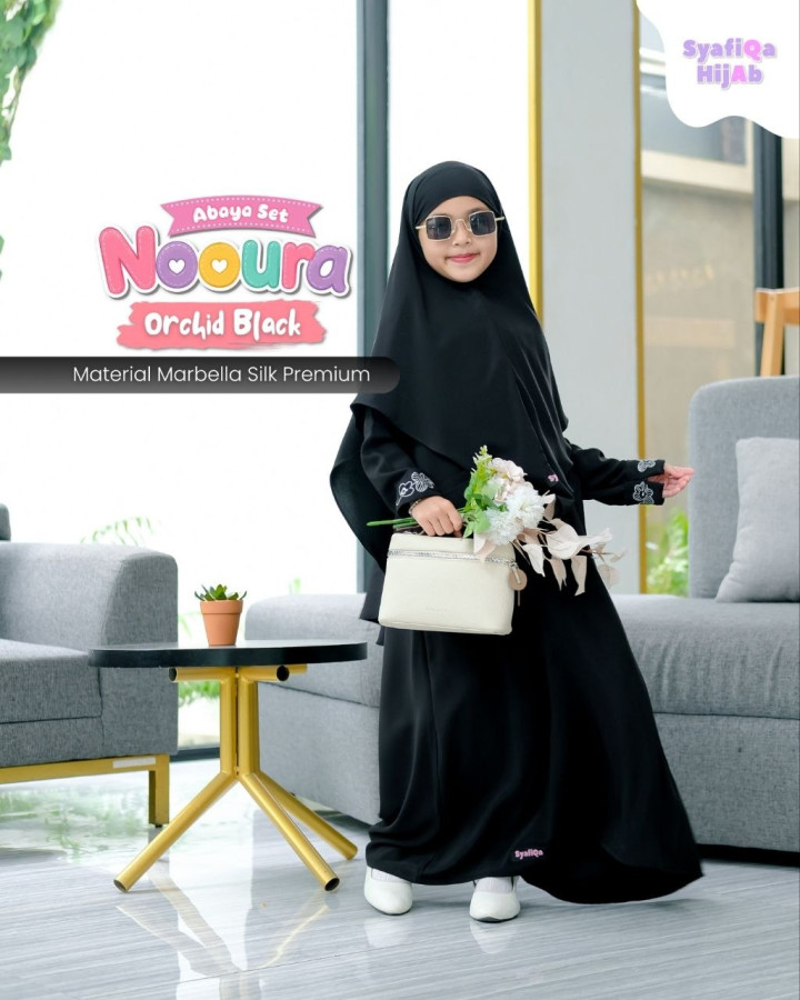 PO ABAYA SET NOURA BY SYAFIQA HIJAB