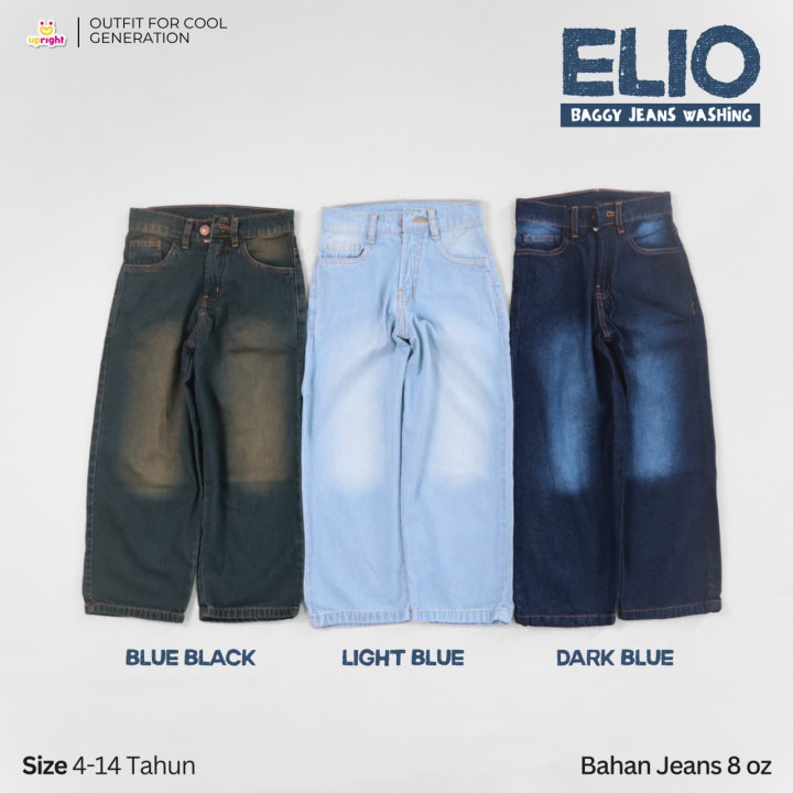 PO ELIO BAGGY JEANS WASHING BY UPRIGHT