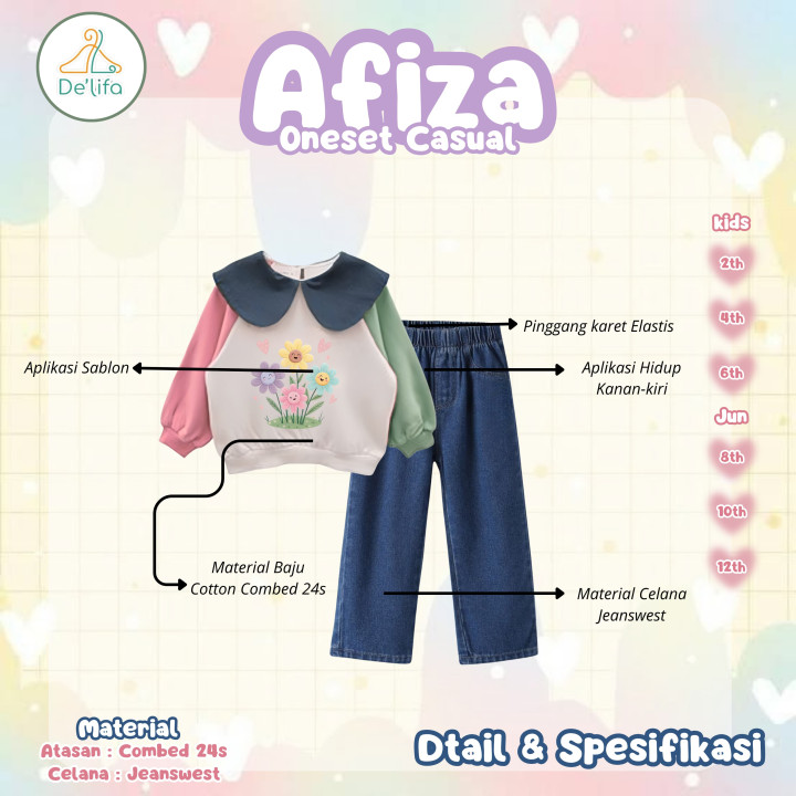 PO AFIZA ONESET CASUAL BY DELIFA