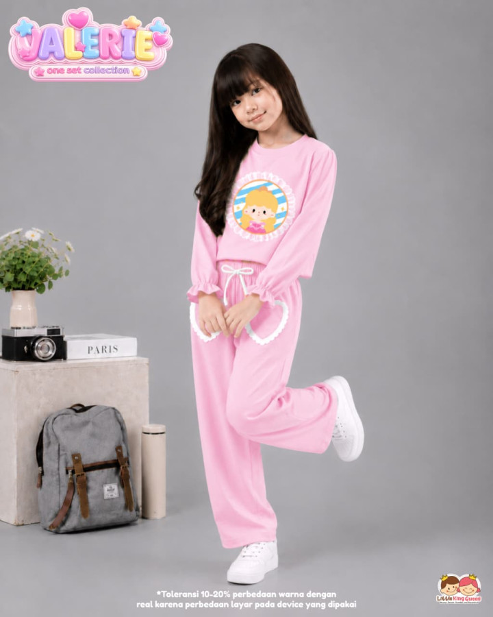 PO SET  VALERIE COLLECTION BY LITTLE KING QUEEN
