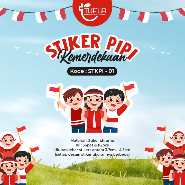 FAST PO STIKER PIPI KEMERDEKAAN