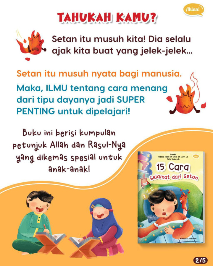PO BUKU 15 CARA SELAMAT DARI SETAN - AHLAN