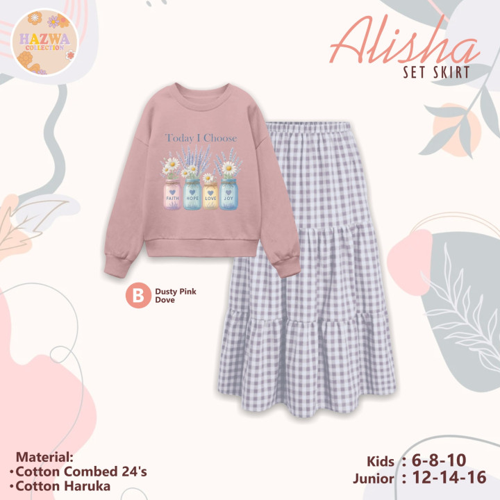 PO SET SKIRT ALISHA BY HAZWA