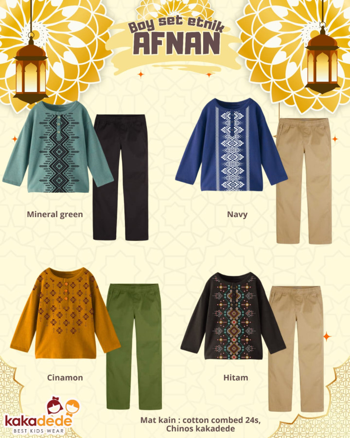 PO BOY SET ENTIK AFNAN (JUN) BY KAKADEDE