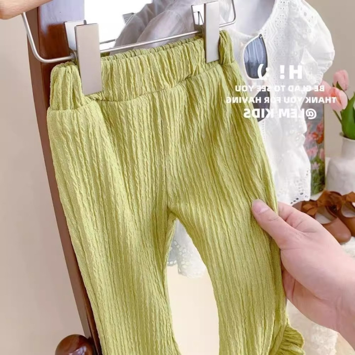 FAST PO HAKUMEI RUFFLE LONG PANTS