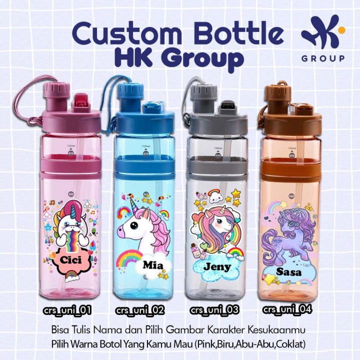 CUSTOM BOTTLE MINUM 2IN1 PACKING PLASTIK BATCH 2