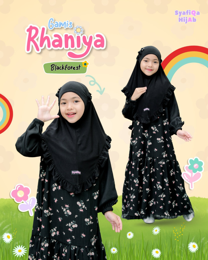 PO GAMIS RHANIYA SET BY SYAFIQA HIJAB