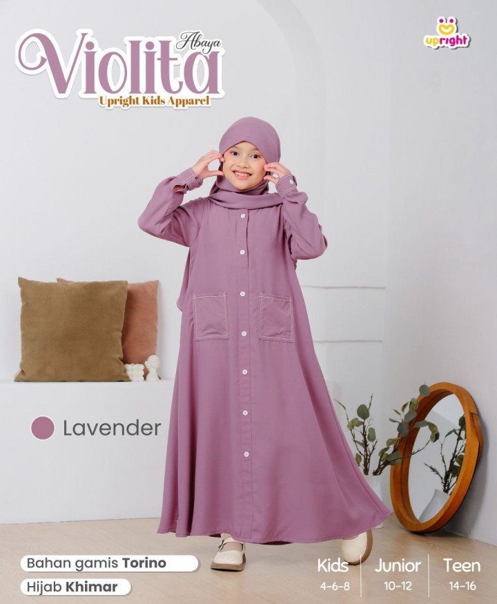 PO ABAYA VIOLITA BY UPRIGHT KIDS APPAREL