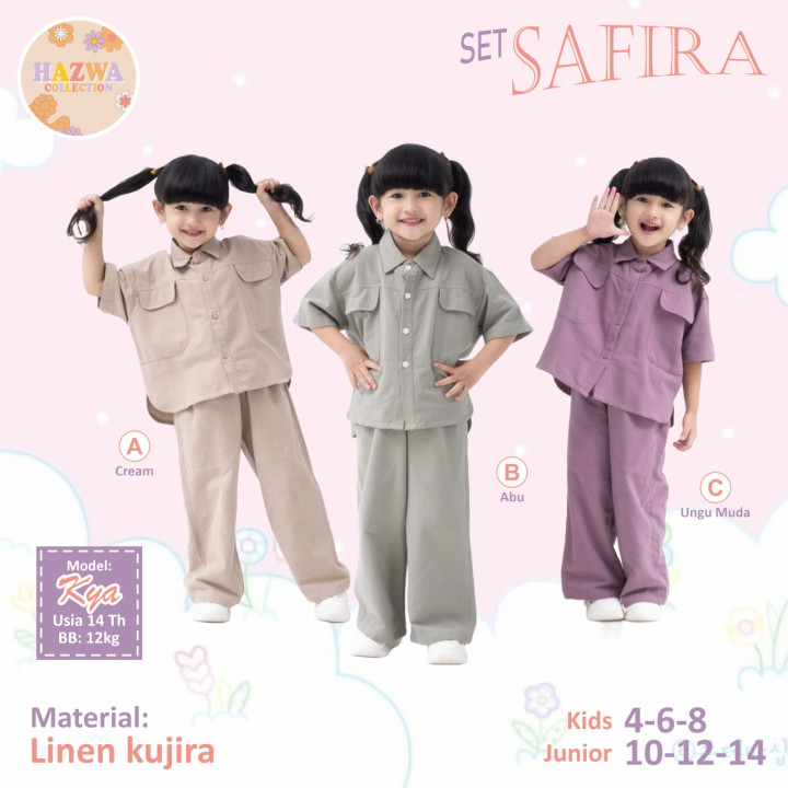 PO SET SAFIRA BY HAZWA