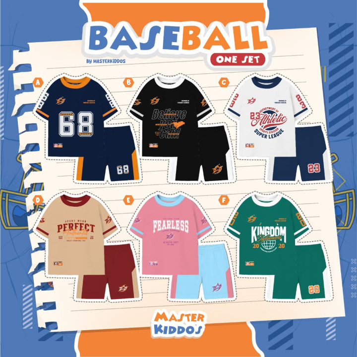 PO ONE SET BASEBALL BY MASTER KIDDOS
