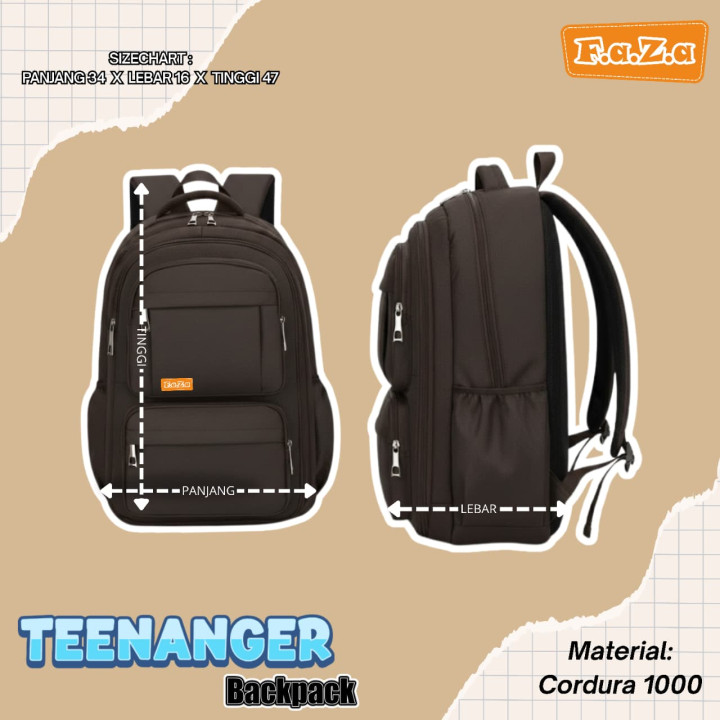 PO TEENAGER BACKPACK BY FAZA