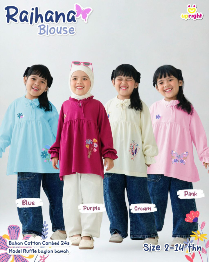 PO RAIHANA BLOUSE BY UPRIGHT