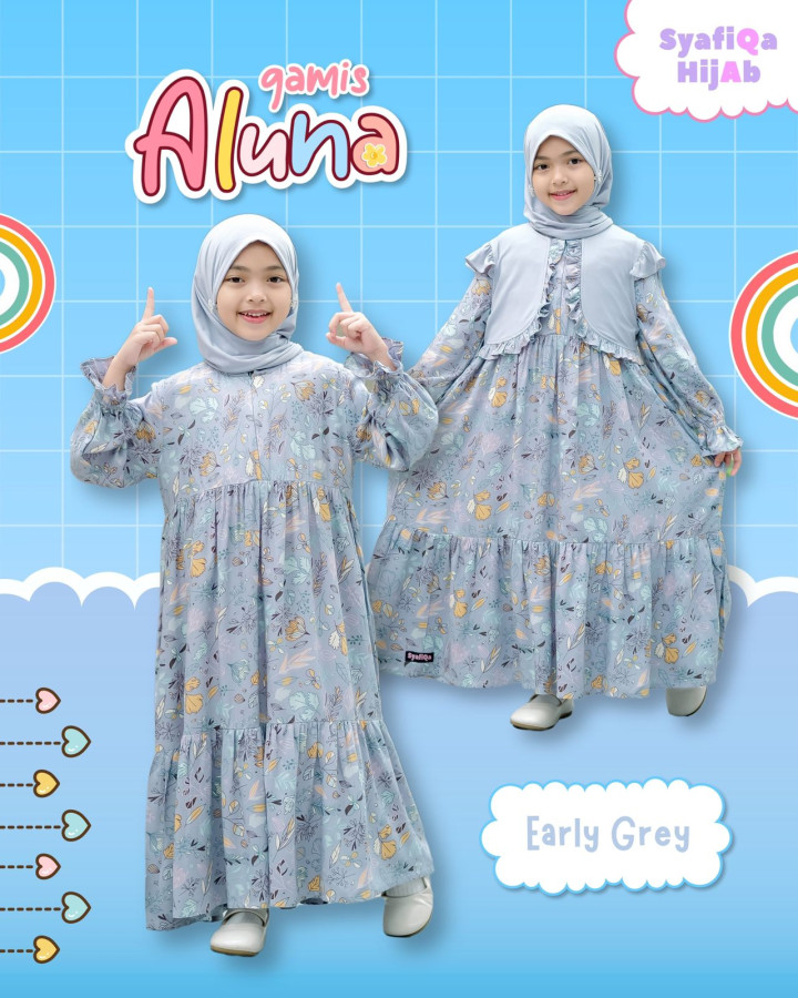 PO GAMIS ALUNA BY SYAFIQA